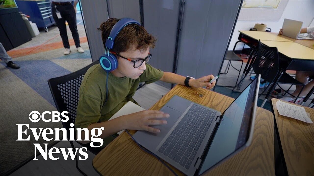 Inside the $40,000 a year school where AI shapes every lesson, without teachers (CBS Evening News)